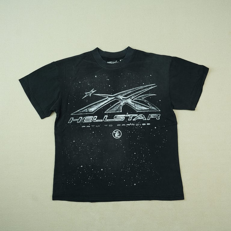 Hellstar Chrome Logo T-Shirt Black - 6