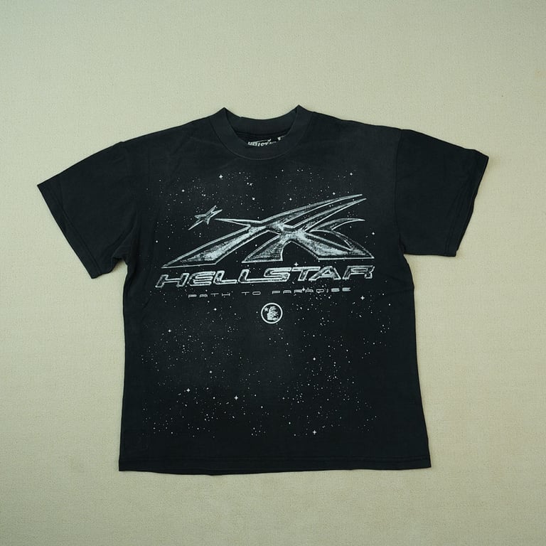 Hellstar Chrome Logo T-Shirt Black - 7