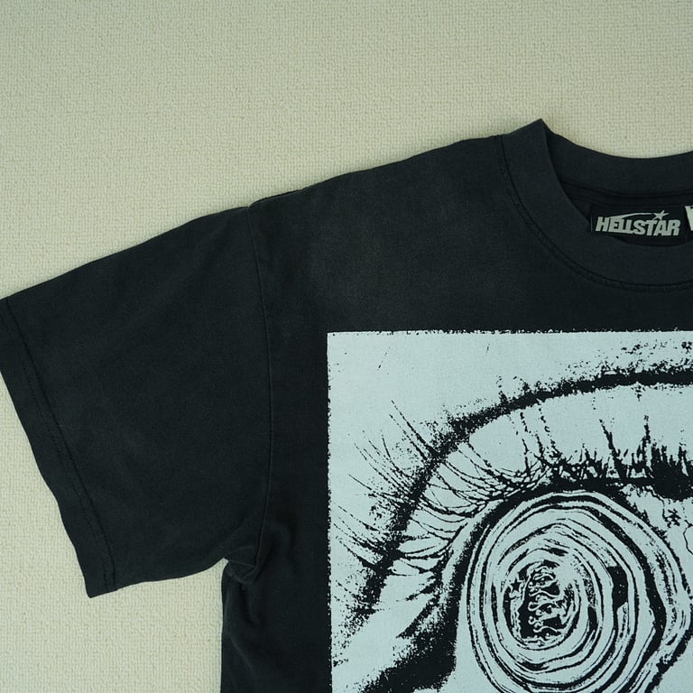 Hellstar Eyeball Brainwashed T-Shirt Black - 16