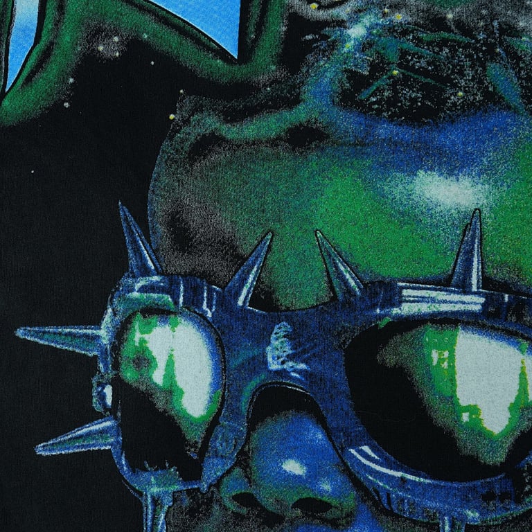 Hellstar The Future T-Shirt Black/Blue - 14