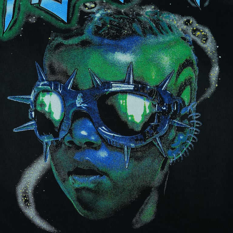 Hellstar The Future T-Shirt Black/Blue - 18