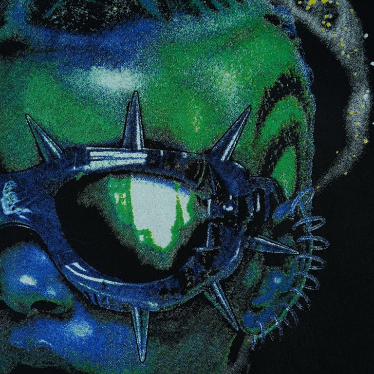 Hellstar The Future T-Shirt Black/Blue - 19