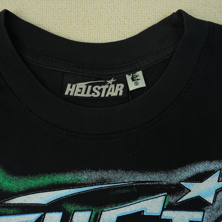 Hellstar The Future T-Shirt Black/Blue - 23