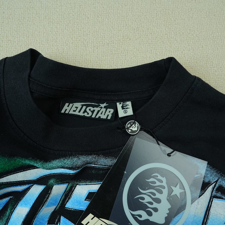 Hellstar The Future T-Shirt Black/Blue - 26