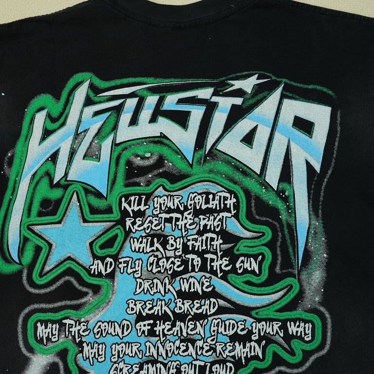 Hellstar The Future T-Shirt Black/Blue - 33