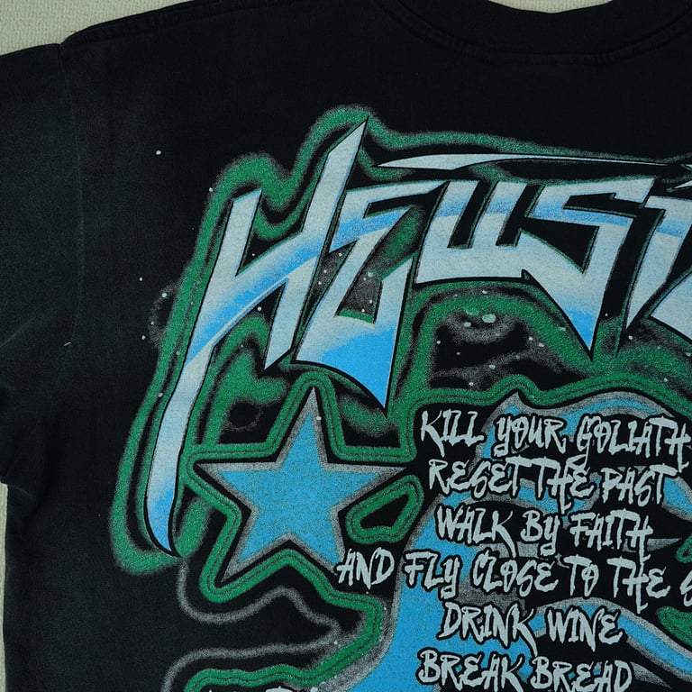 Hellstar The Future T-Shirt Black/Blue - 34