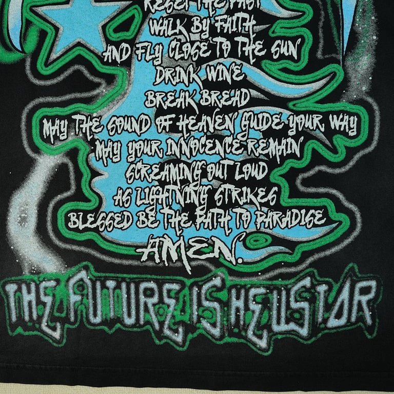 Hellstar The Future T-Shirt Black/Blue - 35