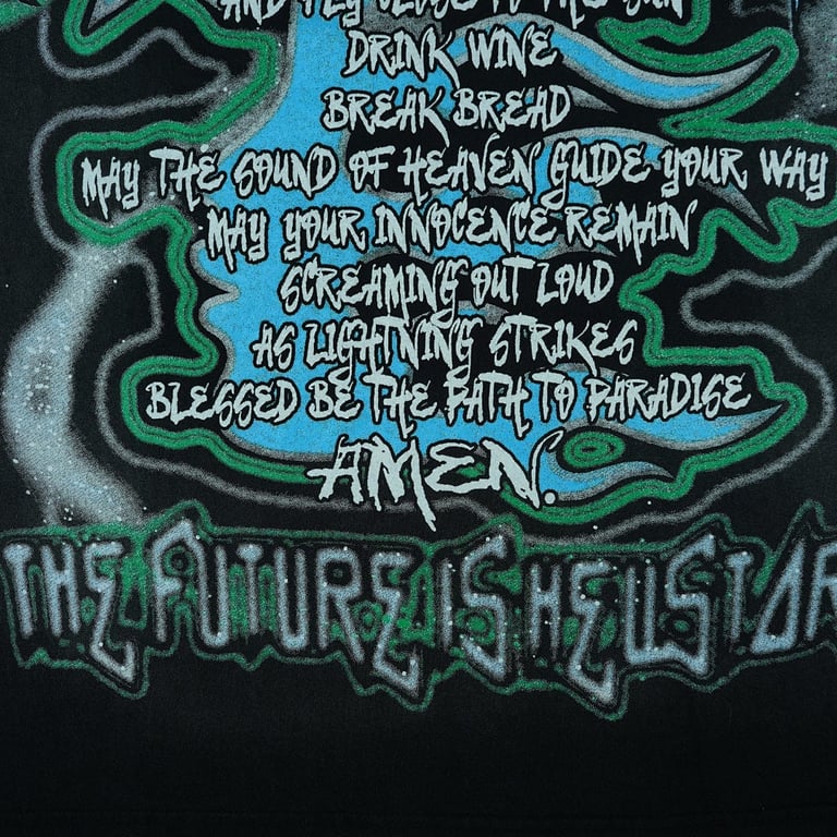 Hellstar The Future T-Shirt Black/Blue - 37