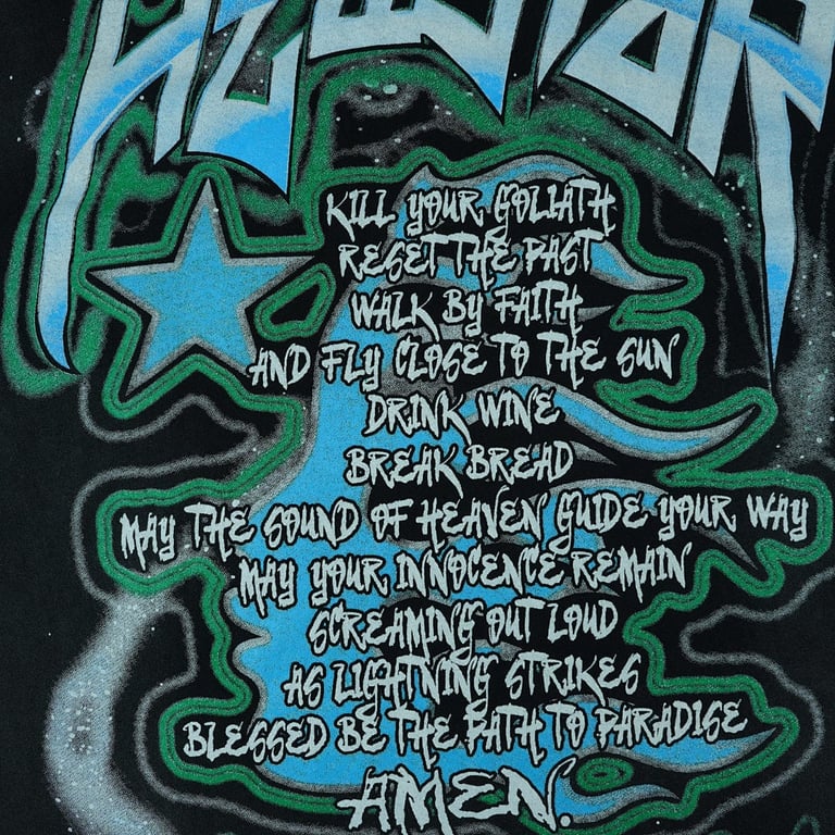 Hellstar The Future T-Shirt Black/Blue - 38