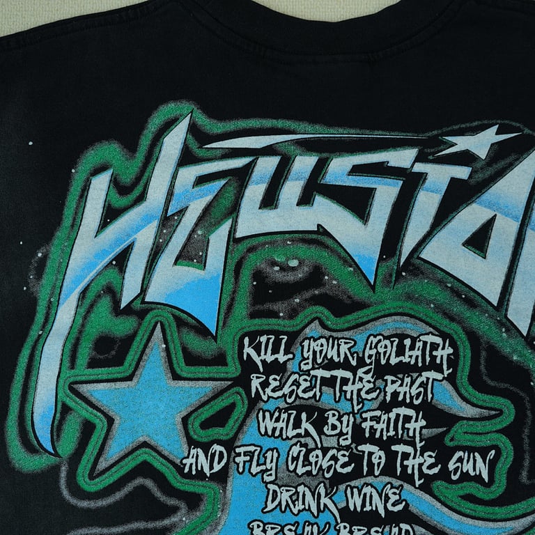 Hellstar The Future T-Shirt Black/Blue - 40