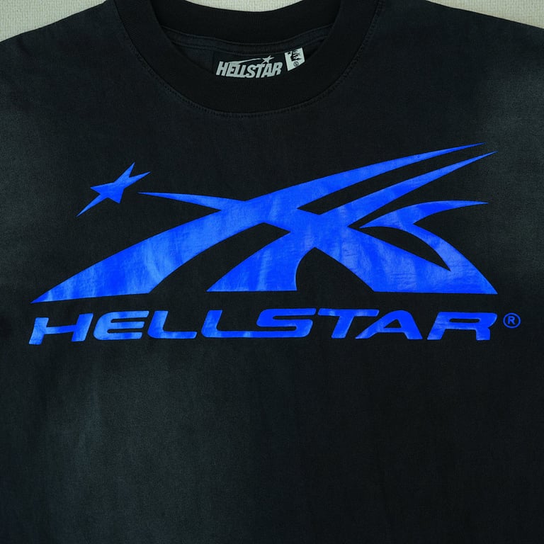Hellstar Sports Core Logo Gel T-shirt Royal Blue - 8