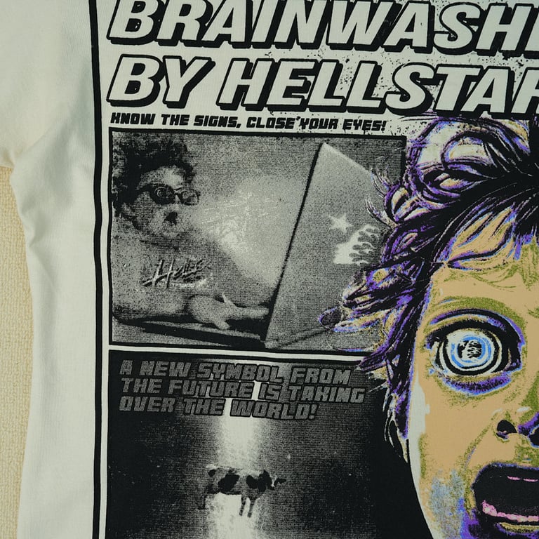 Hellstar Breaking News T-Shirt White - 21