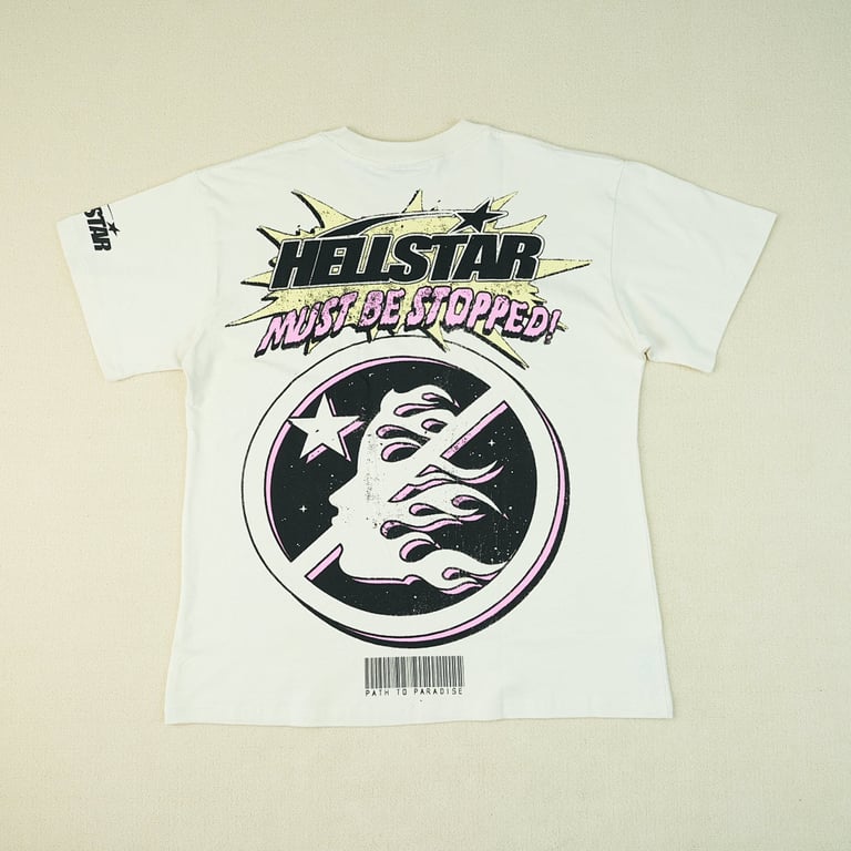 Hellstar Breaking News T-Shirt White - 23