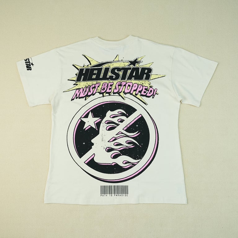 Hellstar Breaking News T-Shirt White - 24