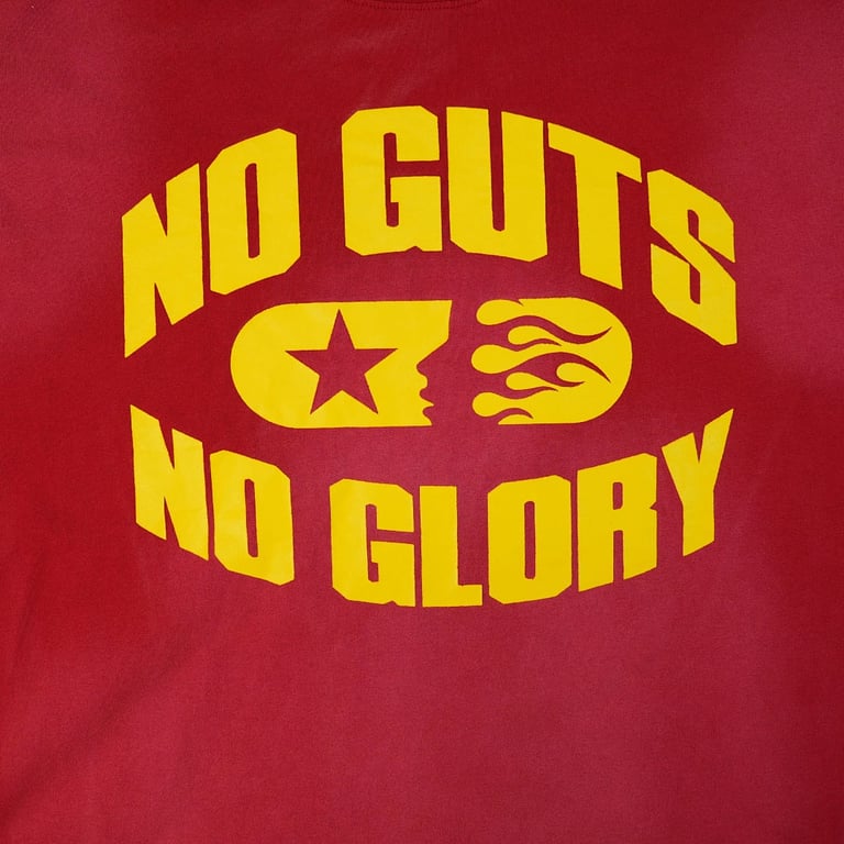 Hellstar No Guts No Glory T-shirt Red - 10