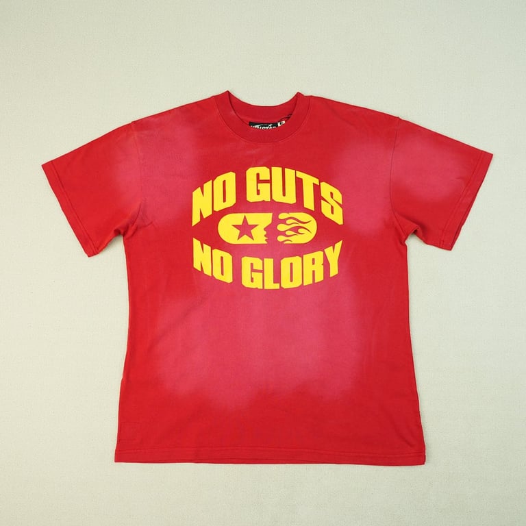 Hellstar No Guts No Glory T-shirt Red - 6