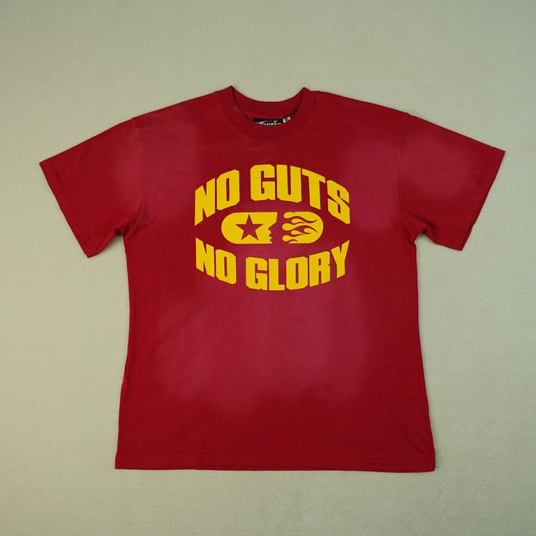 Hellstar No Guts No Glory T-shirt Red - 8