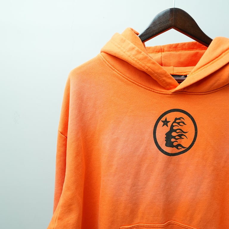Hellstar Fire Orange Hoodie Orange Dye - 14