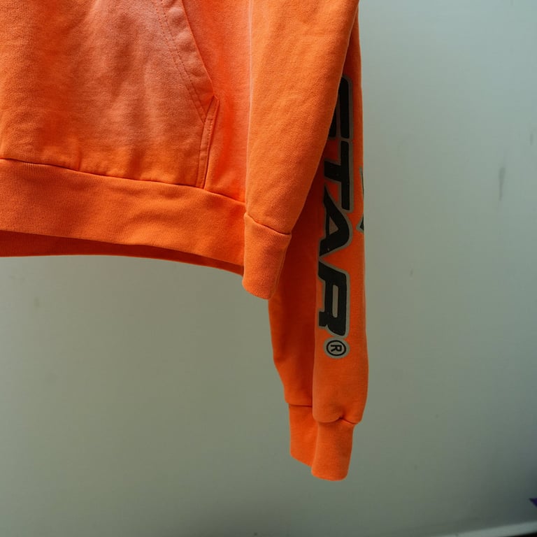 Hellstar Fire Orange Hoodie Orange Dye - 17