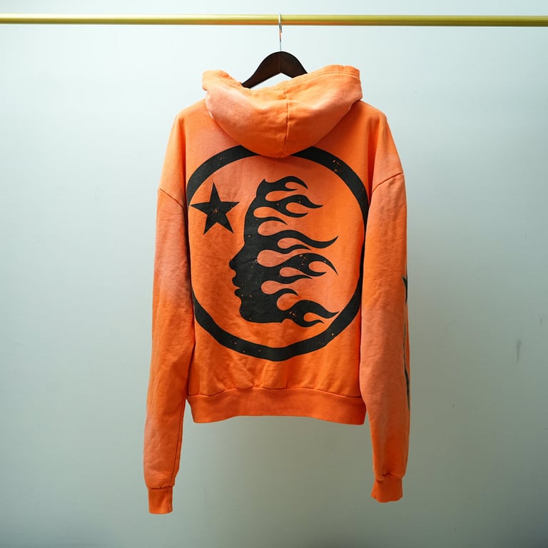 Hellstar Fire Orange Hoodie Orange Dye - 27