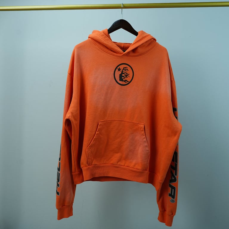 Hellstar Fire Orange Hoodie Orange Dye - 6