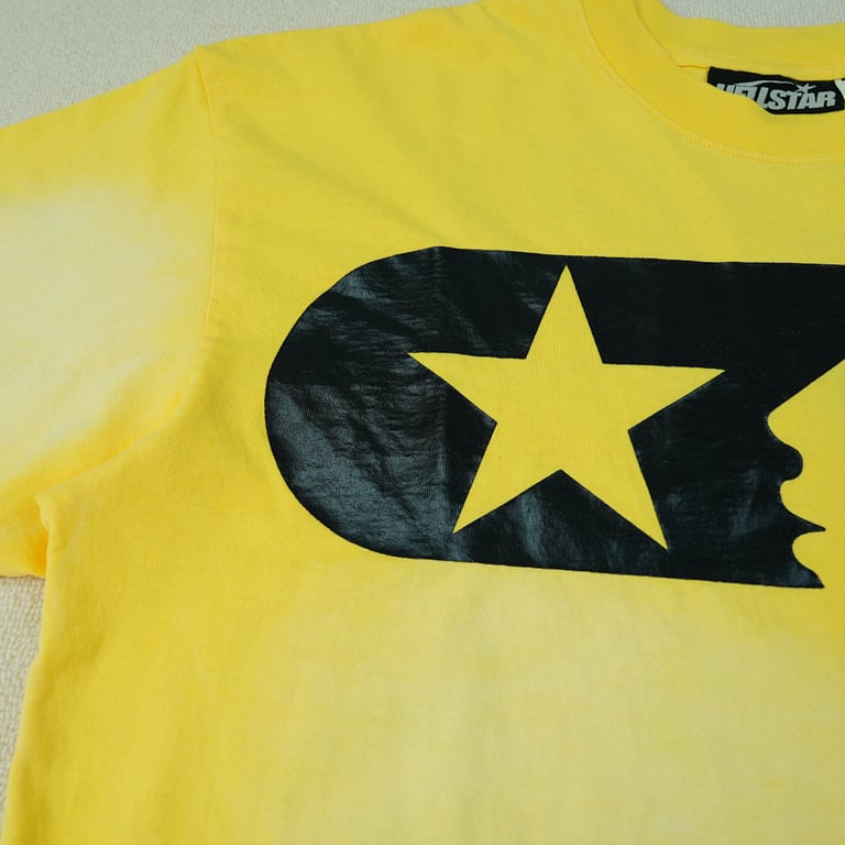 Hellstar Marathon T-shirt Yellow - 13