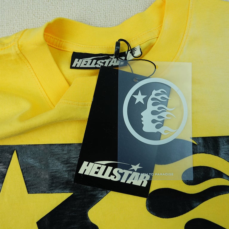 Hellstar Marathon T-shirt Yellow - 14