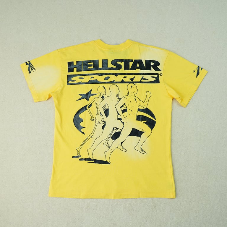 Hellstar Marathon T-shirt Yellow - 22
