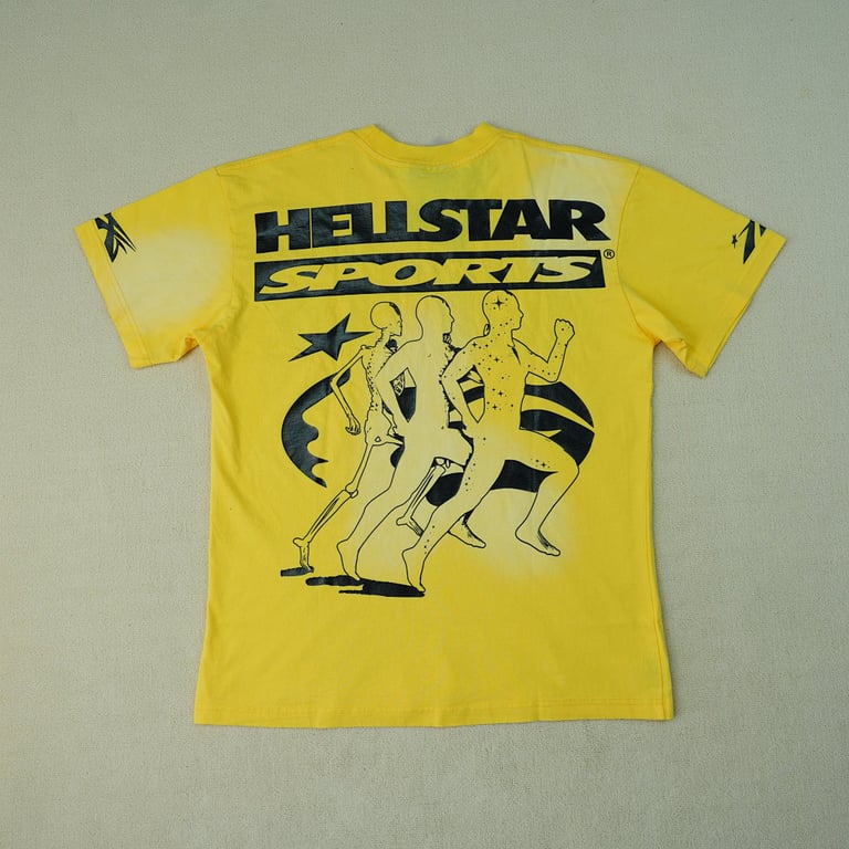 Hellstar Marathon T-shirt Yellow - 24