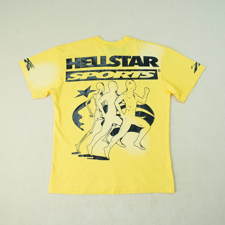 Hellstar Marathon T-shirt Yellow - 25