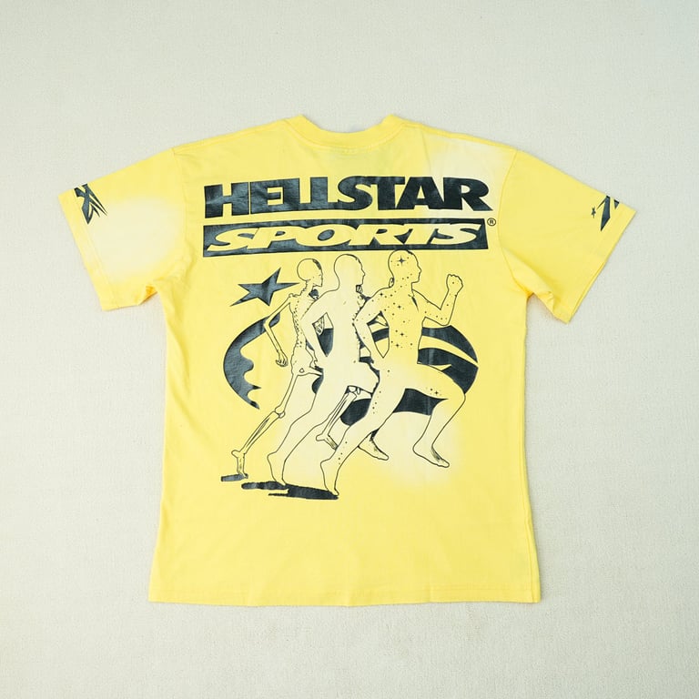 Hellstar Marathon T-shirt Yellow - 26