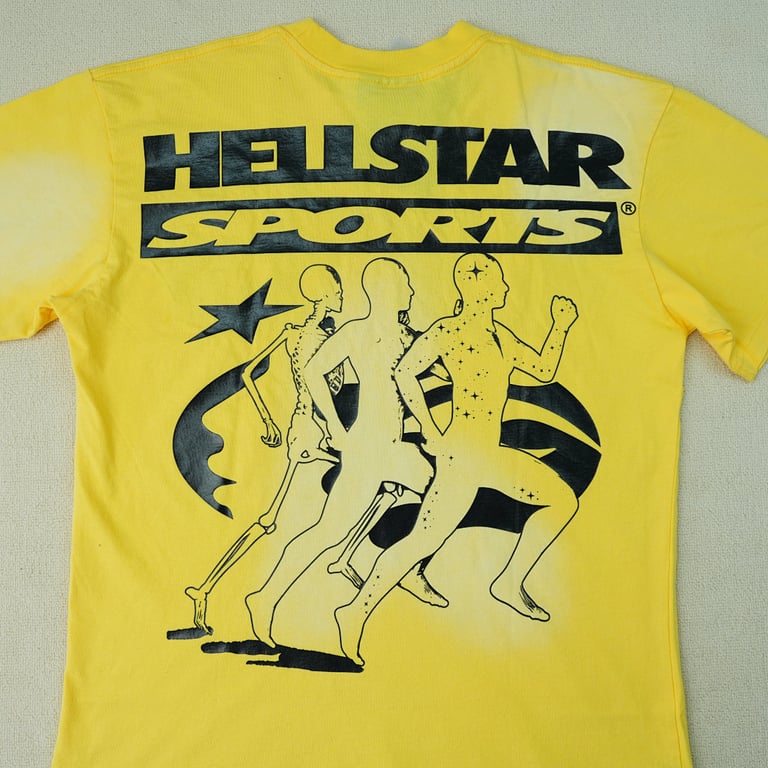 Hellstar Marathon T-shirt Yellow - 32