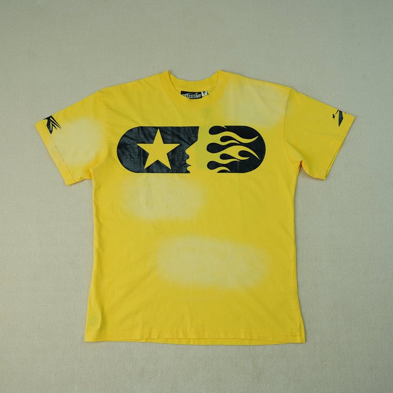 Hellstar Marathon T-shirt Yellow - 6