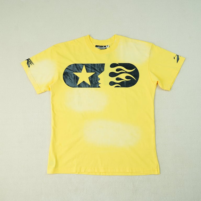 Hellstar Marathon T-shirt Yellow - 7