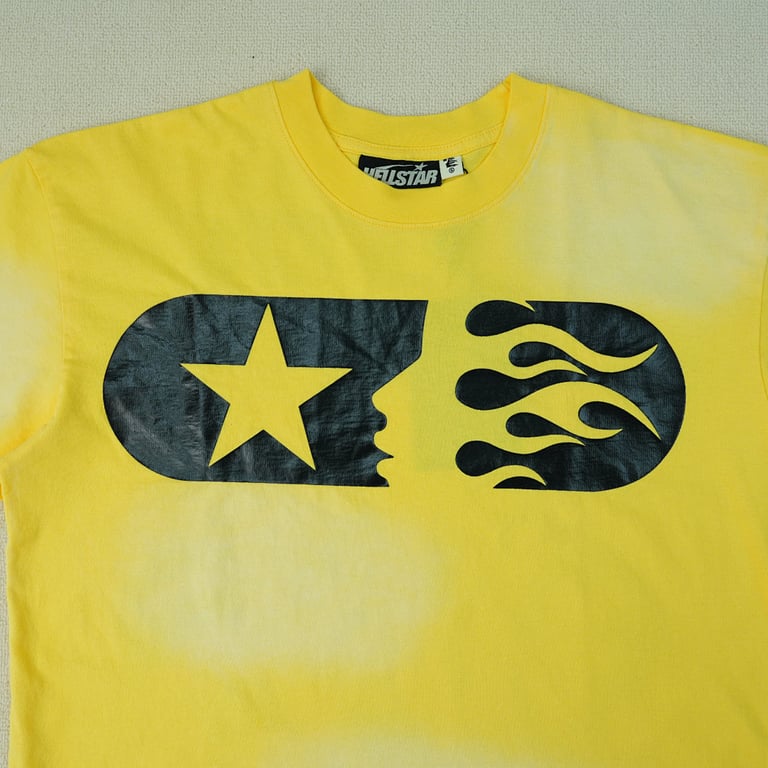 Hellstar Marathon T-shirt Yellow - 9