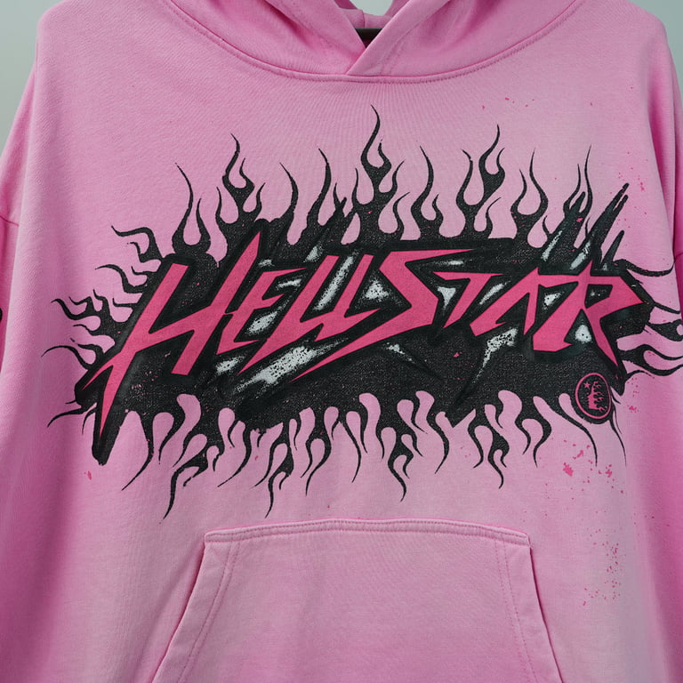 Hellstar Brainwashed Without Brain Hoodie Pink - 8