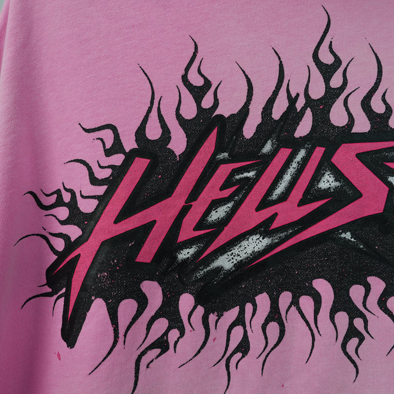 Hellstar Brainwashed Without Brain Hoodie Pink - 9