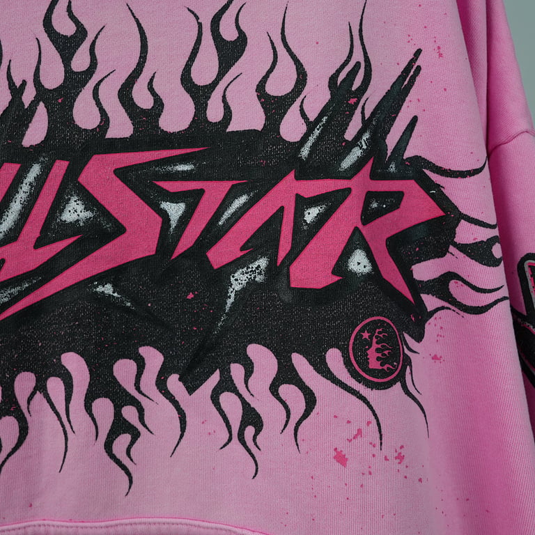 Hellstar Brainwashed Without Brain Hoodie Pink - 10