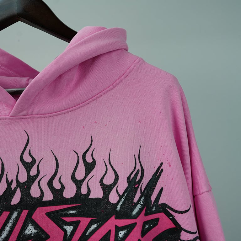 Hellstar Brainwashed Without Brain Hoodie Pink - 12