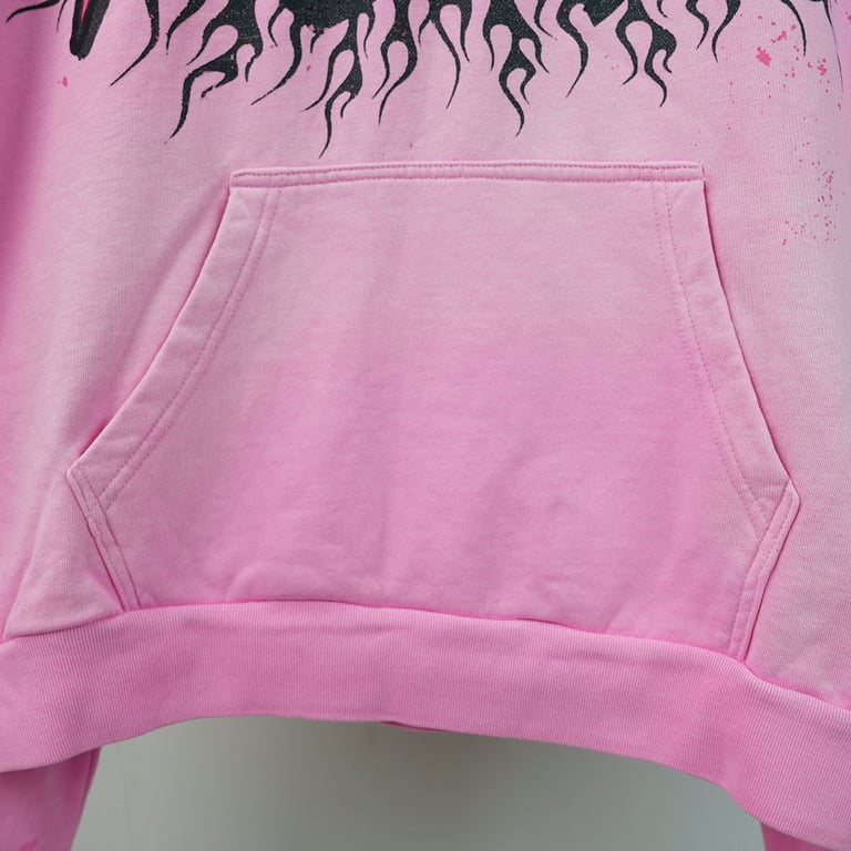 Hellstar Brainwashed Without Brain Hoodie Pink - 13