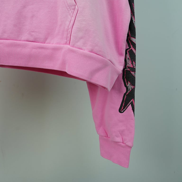 Hellstar Brainwashed Without Brain Hoodie Pink - 14