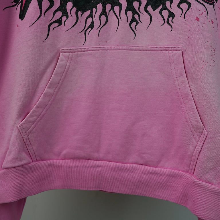 Hellstar Brainwashed Without Brain Hoodie Pink - 15
