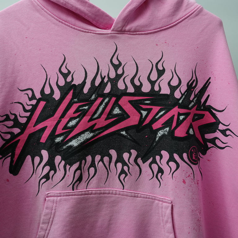 Hellstar Brainwashed Without Brain Hoodie Pink - 26