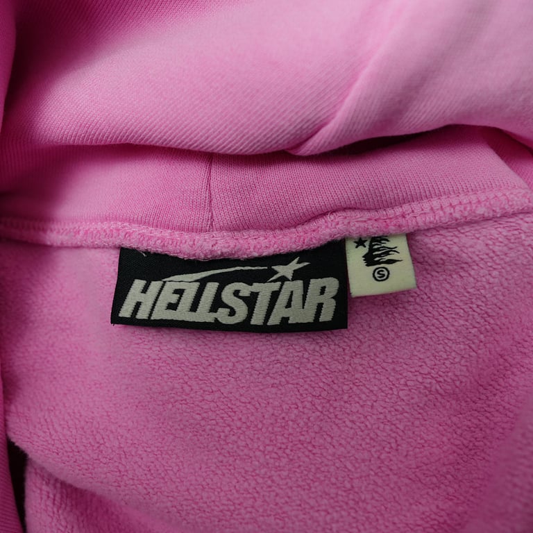 Hellstar Brainwashed Without Brain Hoodie Pink - 29