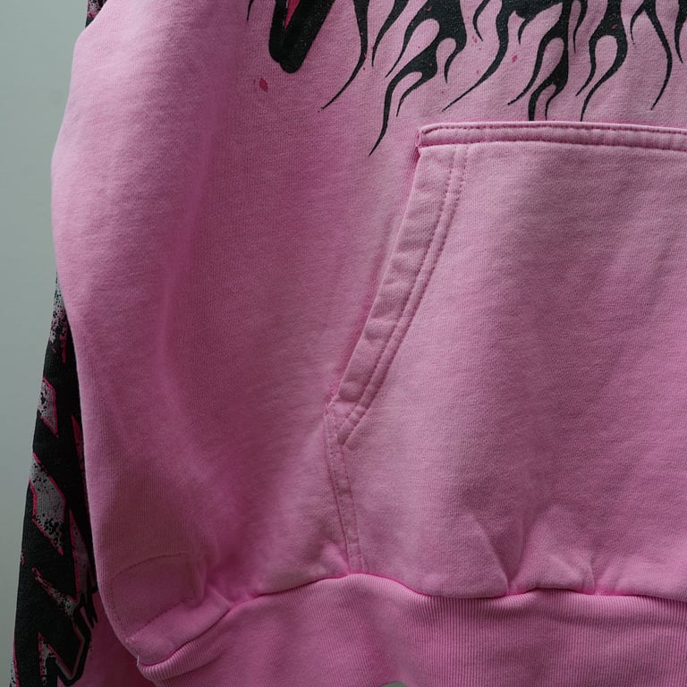 Hellstar Brainwashed Without Brain Hoodie Pink - 34