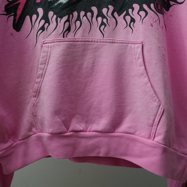 Hellstar Brainwashed Without Brain Hoodie Pink - 36