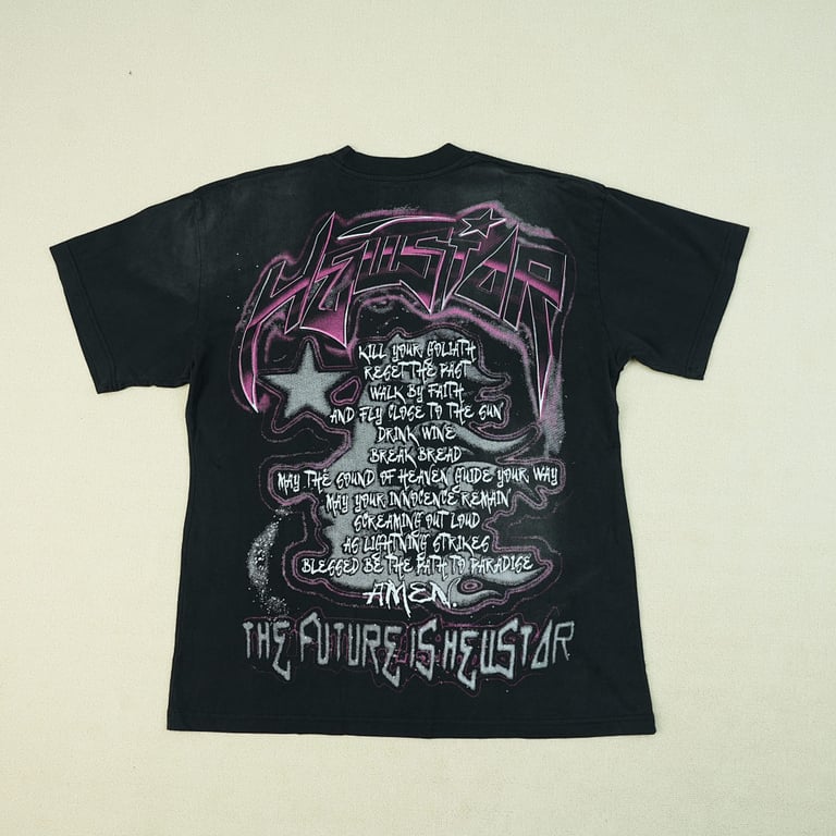 Hellstar The Future T-Shirt Black/Pink - 19