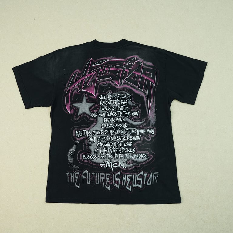 Hellstar The Future T-Shirt Black/Pink - 20
