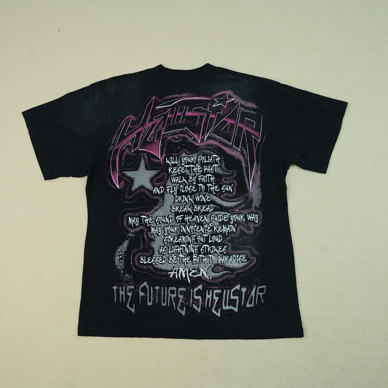 Hellstar The Future T-Shirt Black/Pink - 21