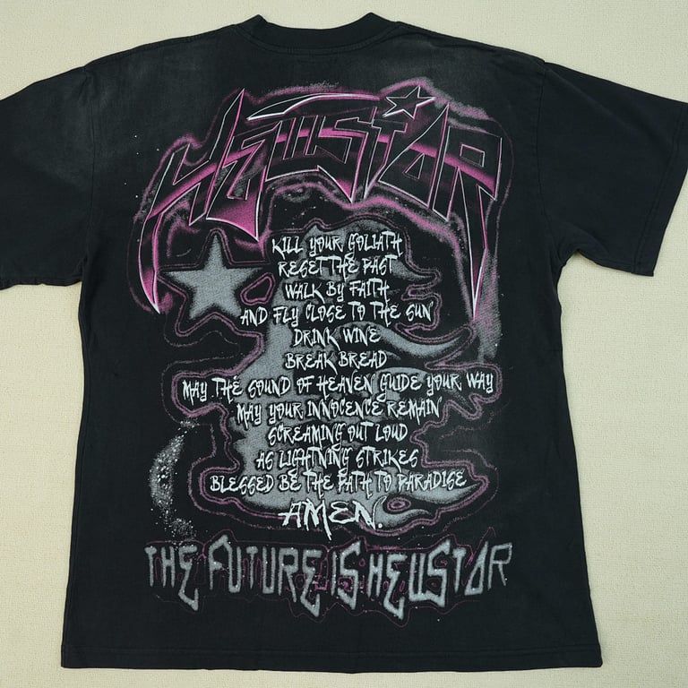 Hellstar The Future T-Shirt Black/Pink - 22